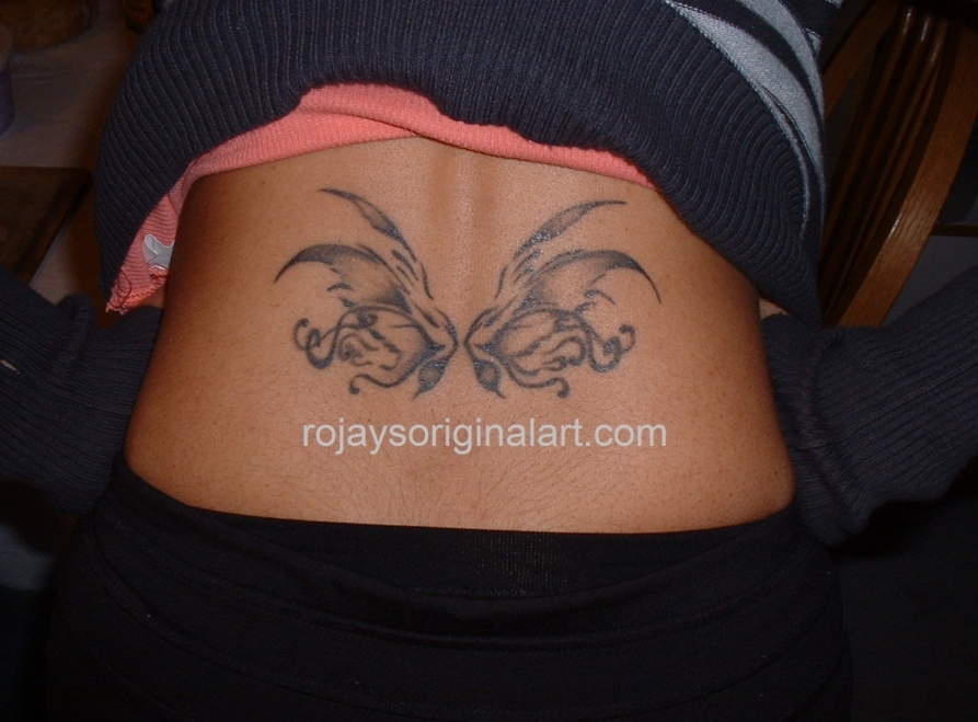 Tribal butterfly tattoos are especially popular with women.